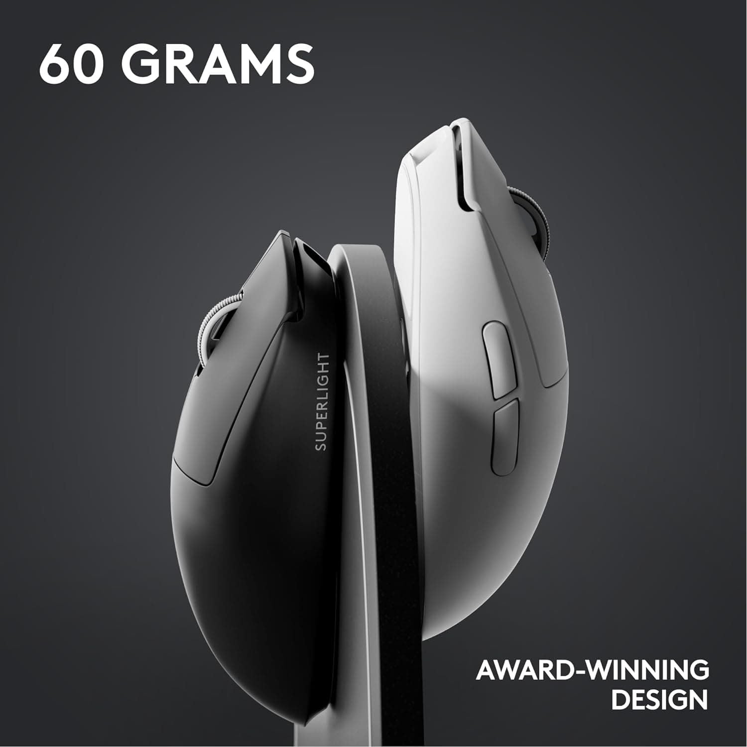 Logitech G PRO X SUPERLIGHT 2 LIGHTSPEED Wireless Gaming Mouse, Lightweight, LIGHTFORCE Hybrid Switches, HERO 2 Sensor, 32,000 DPI, 5 Programmable Buttons, USB-C Charging, PC & Mac - White - 8